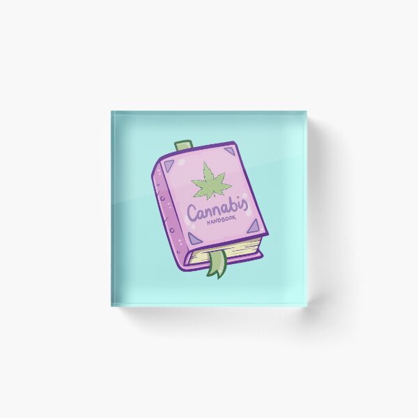 Item preview, Cannabis Handbook designed and sold by EdgyGirlArt.