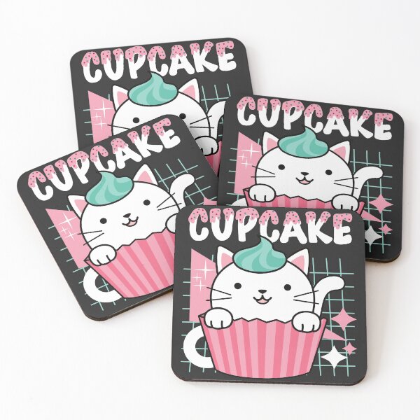 Item preview, Kawaii Cat Cupcake  designed and sold by StarsForgers.