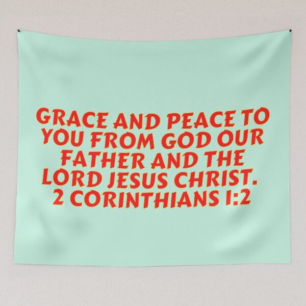 Item preview, Bible Verse 2 Corinthians 1:2 designed and sold by Prayingwarrior.