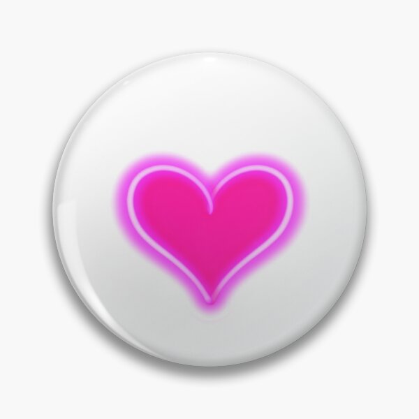 Item preview, neon heart sticker designed and sold by lilly-wegs.