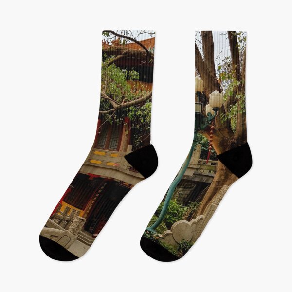 Item preview, Chinese Temple hidden by tree  designed and sold by Yellowsprint.