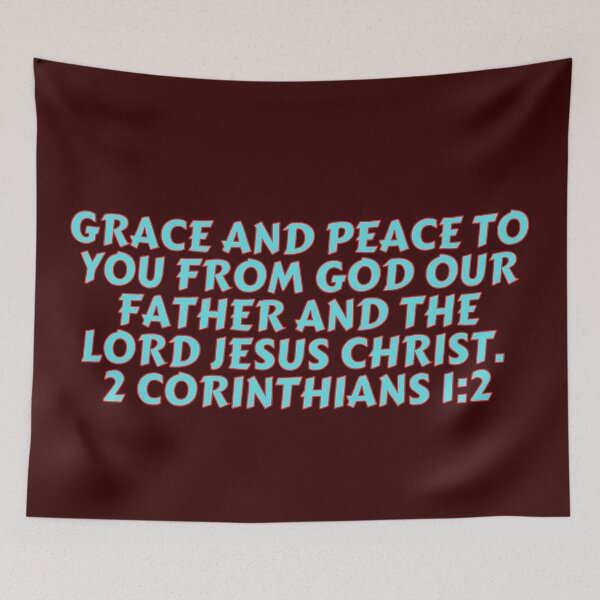 Item preview, Bible Verse 2 Corinthians 1:2 designed and sold by Prayingwarrior.