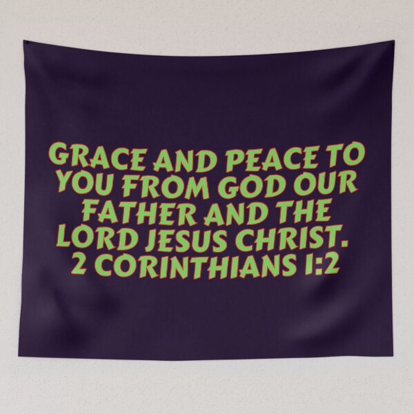 Item preview, Bible Verse 2 Corinthians 1:2 designed and sold by Prayingwarrior.