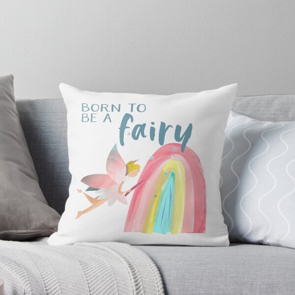 Item preview, Cute - Born to be a fairy rainbow illustration - Caroline Laursen Original designed and sold by Caroline Laursen.
