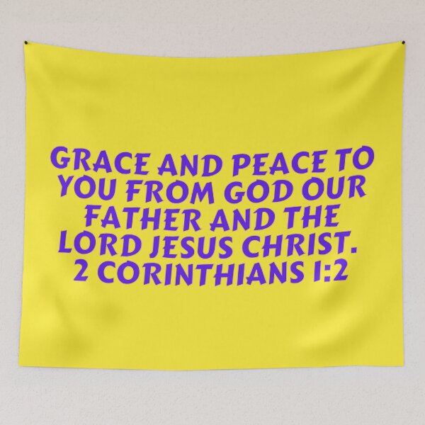 Item preview, Bible Verse 2 Corinthians 1:2 designed and sold by Prayingwarrior.