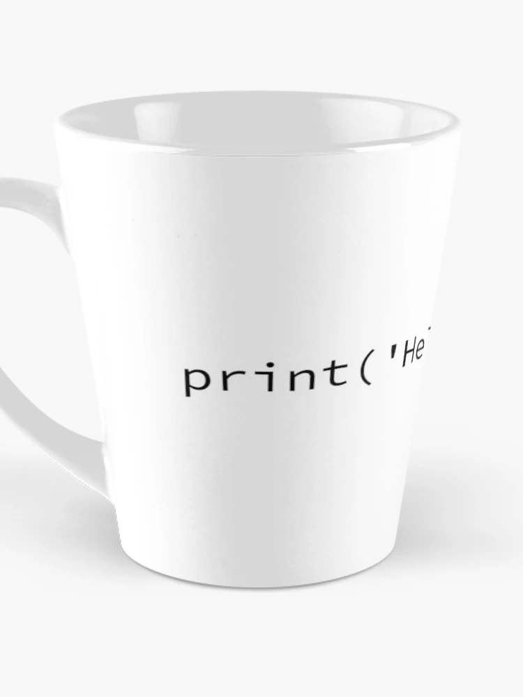 Thumbnail 3 of 4, Coffee Mug, Hello World in Python designed and sold by code-ninja.