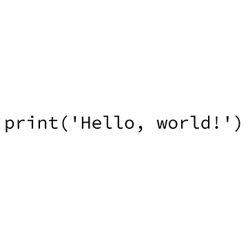 Artwork thumbnail, Hello World in Python by code-ninja