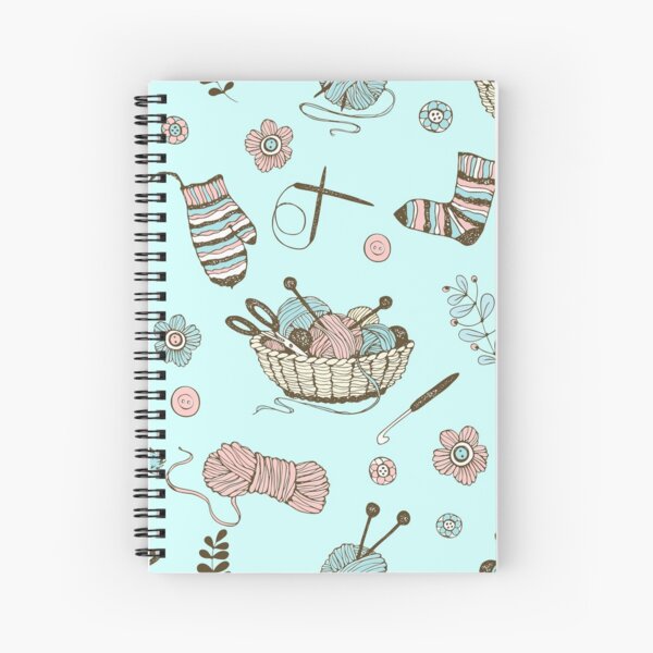 Knitting basket Spiral Notebook