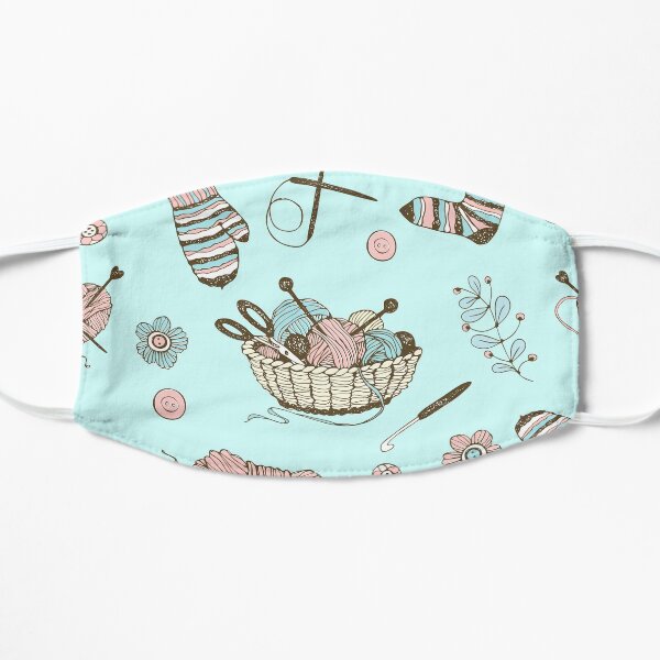 Knitting basket Flat Mask