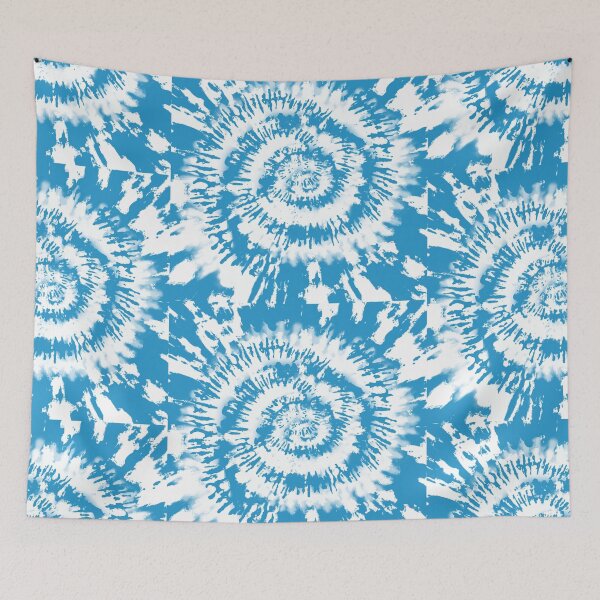 Item preview, Tie-Dye Turquoise White Swirl designed and sold by StudioArt63.