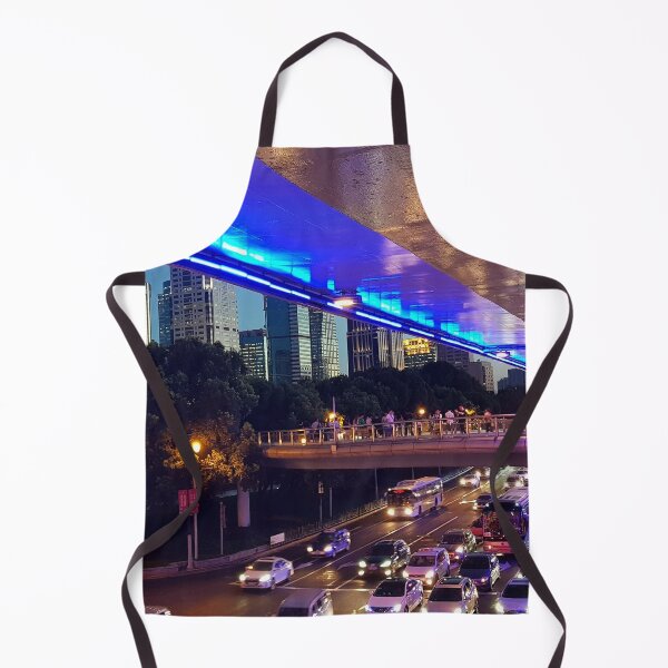 Item preview, Shanghai traffic at night under a bridge  designed and sold by Yellowsprint.