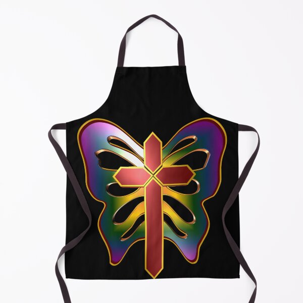 Item preview, Cross on Rainbow Butterfly Wings designed and sold by toddbrooney.