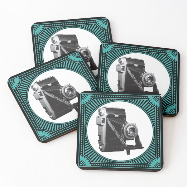 Item preview, Vintage Cameras: Kodak Tourist Film Camera Framed in Blue designed and sold by GraffitiSoup.