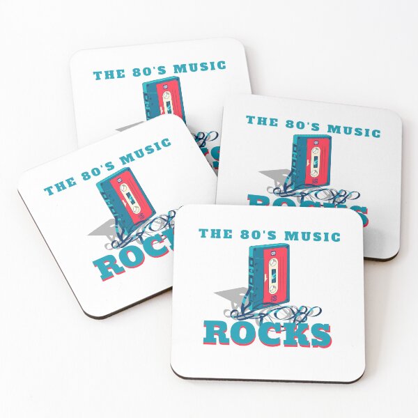 Item preview, Eighties Music Rocks Vintage Cassette Tape 80's Classic t-shirt designed and sold by colortrends.