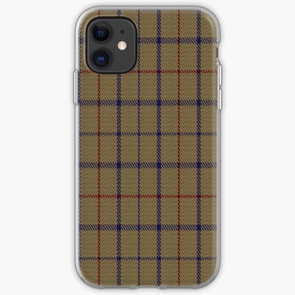 01776 Brooks Brothers Tattersall Camel Fashion Tartan iPhone Soft Case