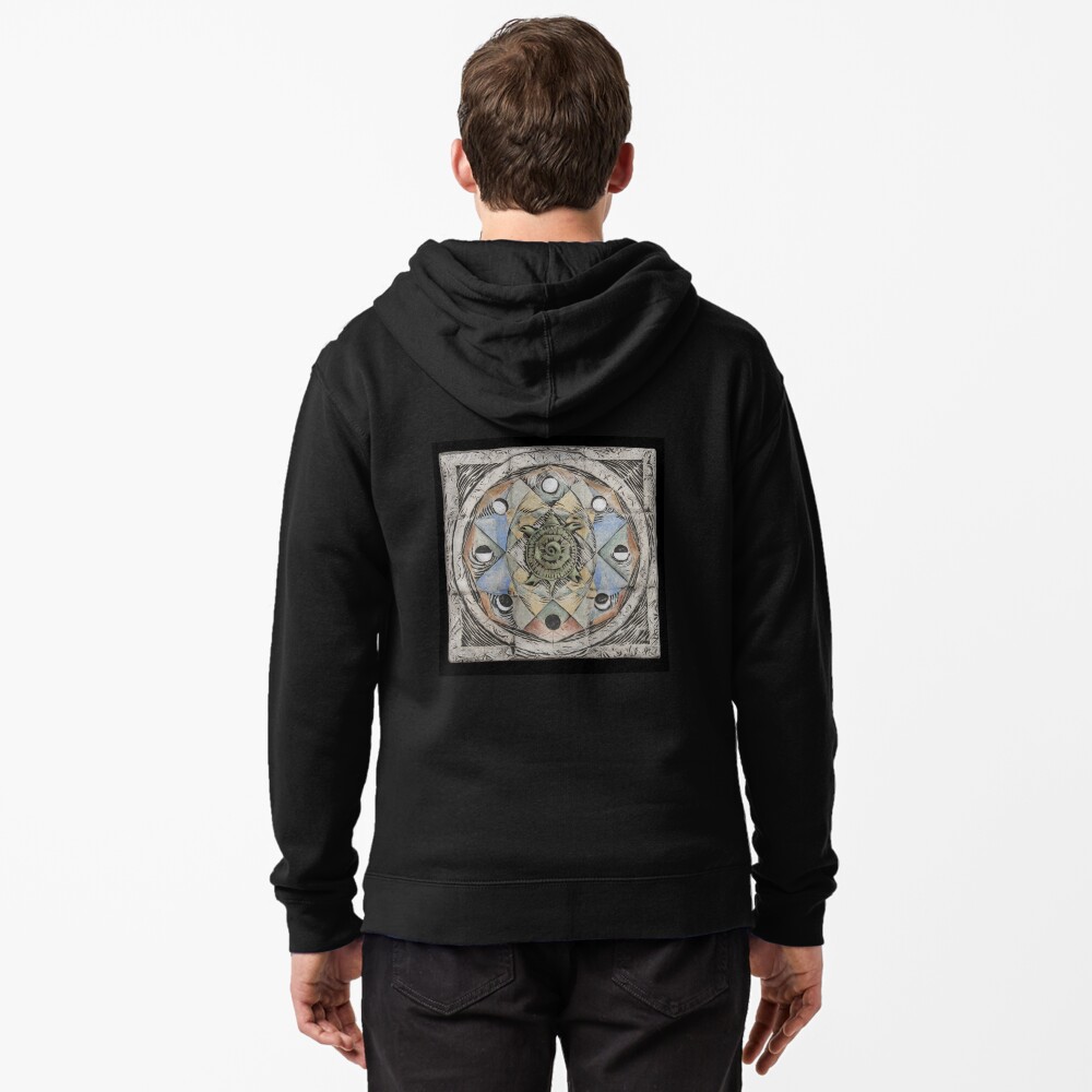 Spiral eight: cycles Zipped Hoodie