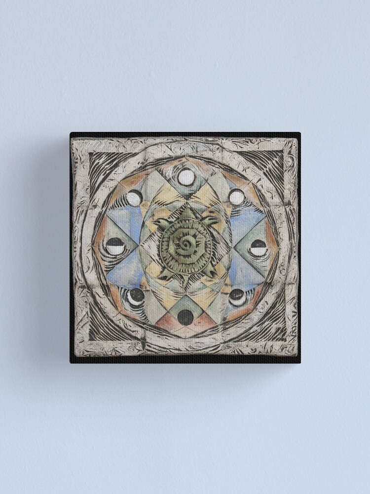 Alternate view of Spiral eight: cycles Canvas Print