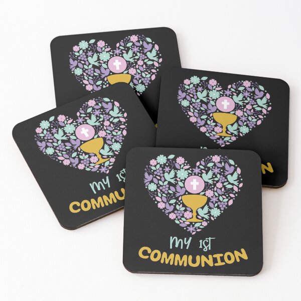 Item preview, Kids Cute My 1st Holy Communion For Girls Kids Clothes, Funny Gift Kids Daughter Girl  designed and sold by Mode Tees.