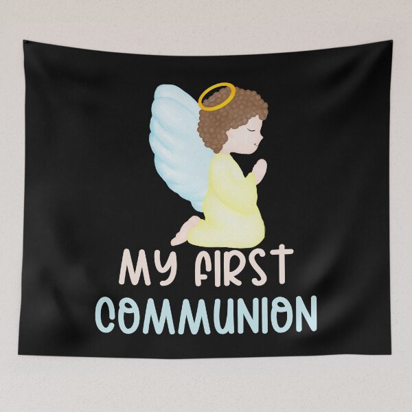 Item preview, Kids Cute My 1st Holy Communion For Girls Kids Clothes, Funny Gift Kids Daughter Girl  designed and sold by Mode Tees.