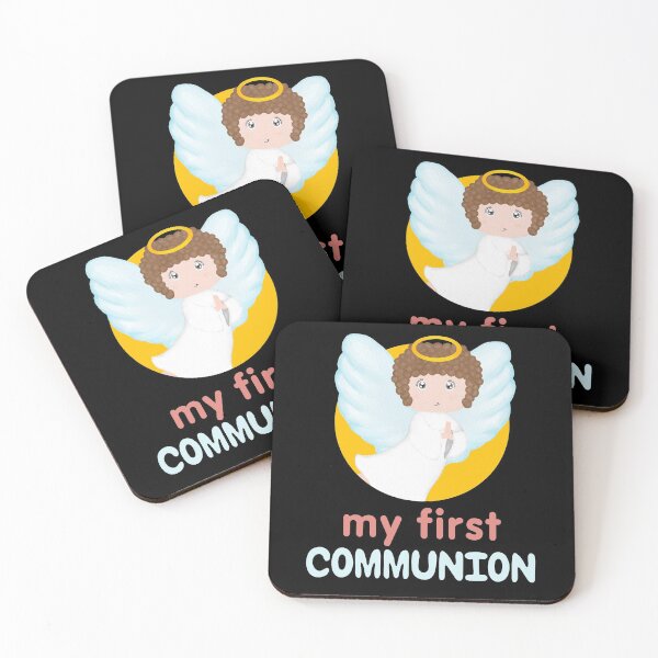 Item preview, Kids Cute My 1st Holy Communion For Girls Kids Clothes, Funny Gift Kids Daughter Girl  designed and sold by Mode Tees.