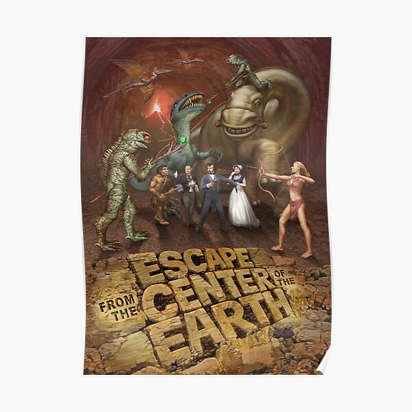 Escape from The Center of The Earth Poster