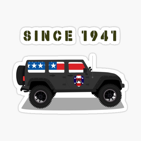 Jeep est. Since 1941 Sticker