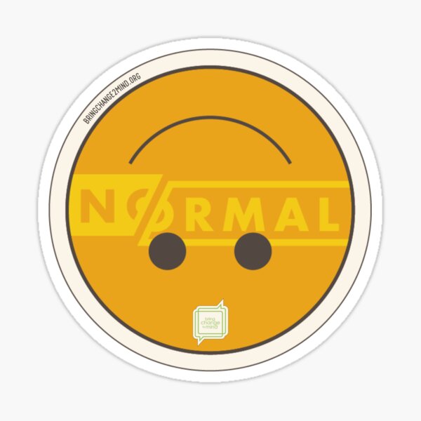 Generation #NoNormal - Smiley Glossy Sticker