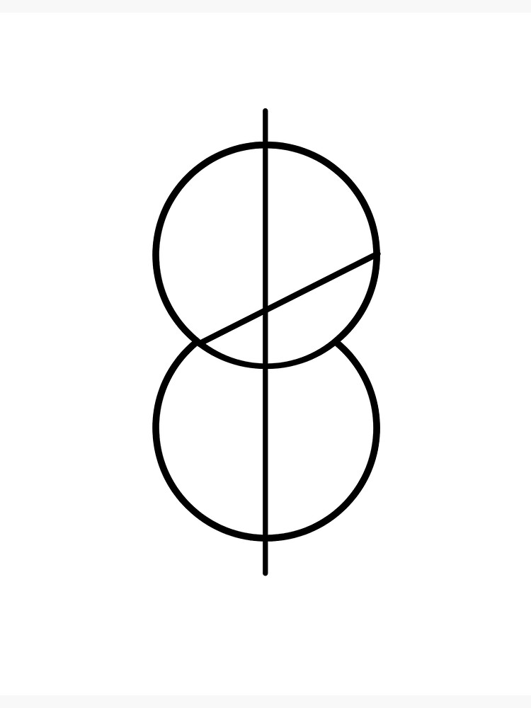 "Reality Shifting Symbol" Sticker for Sale by mtigwell Redbubble