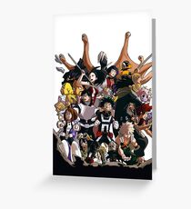 Boku no hero academia: Group Greeting Card