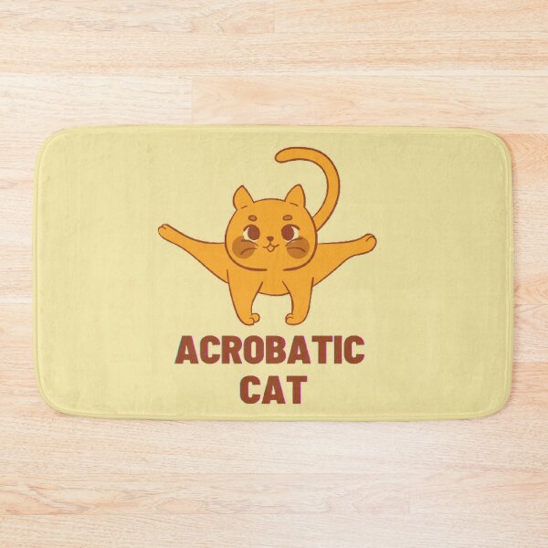 Item preview, Acrobatic Cartoon Cat - Cute Kitten designed and sold by kubrangle.