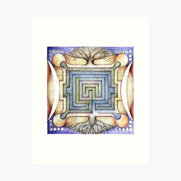 wheel 7: Middle of a Moment Art Print