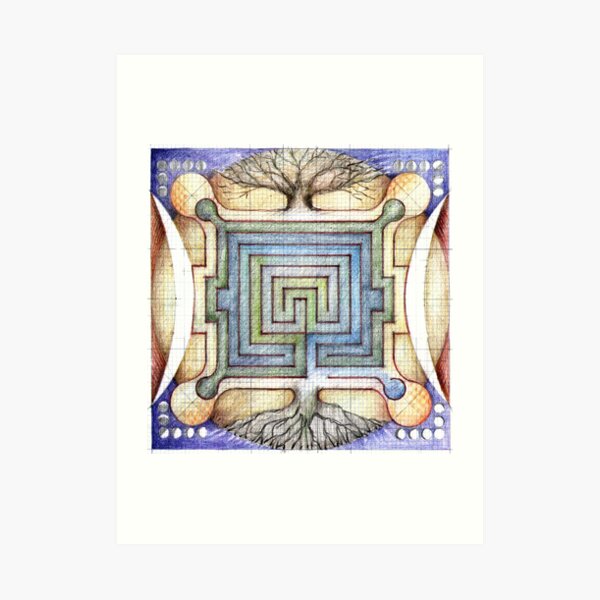 wheel 7: Middle of a Moment Art Print