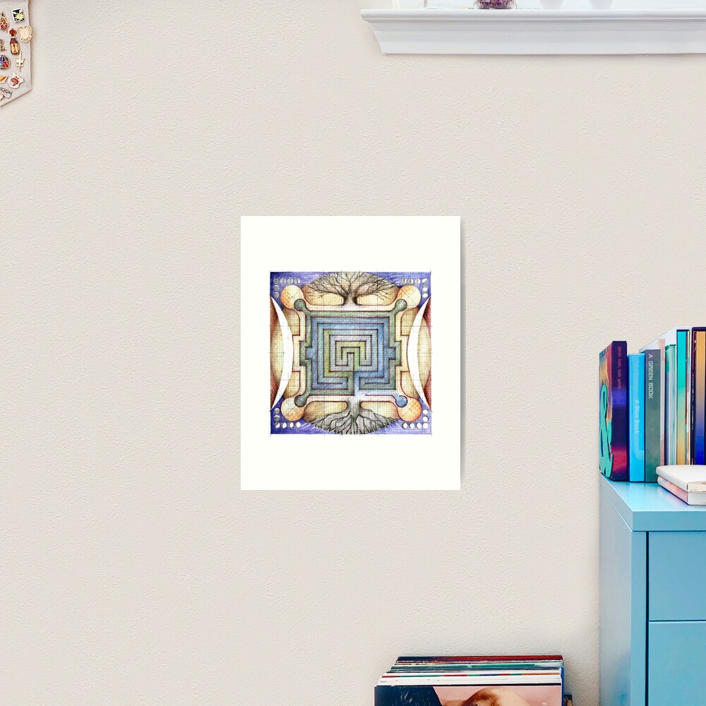 wheel 7: Middle of a Moment Art Print