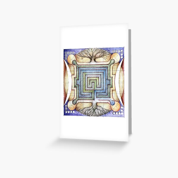 wheel 7: Middle of a Moment Greeting Card