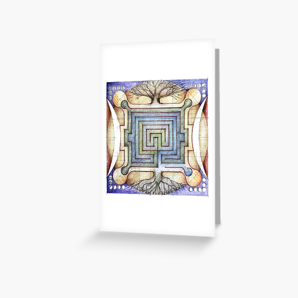 wheel 7: Middle of a Moment Greeting Card