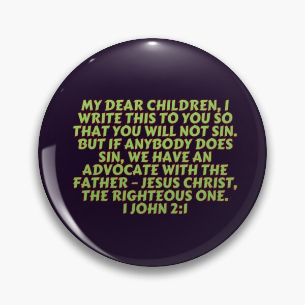 Item preview, Bible Verse 1 John 2:1 designed and sold by Prayingwarrior.