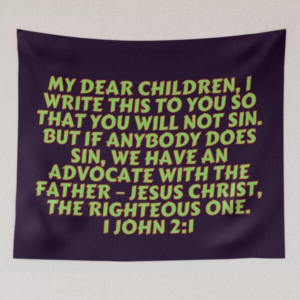 Item preview, Bible Verse 1 John 2:1 designed and sold by Prayingwarrior.