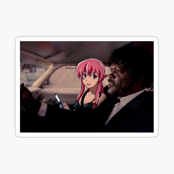  Gasai Yuno Mirai Nikki Car Graphic Van GTR - Sticker Graphic -  Weatherproof & Long Lasting Sticker : Sports & Outdoors