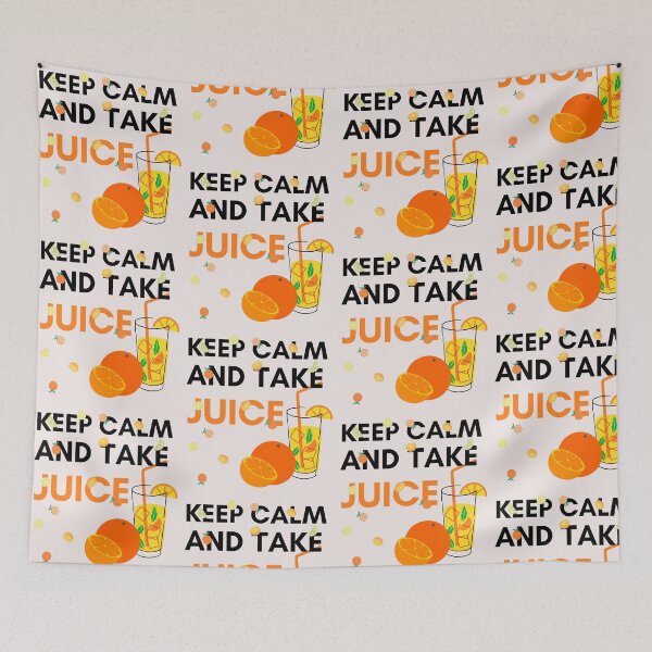 Item preview, Orange juice box, glace and rain | Keep calm and take juice  designed and sold by ronaldsonou.