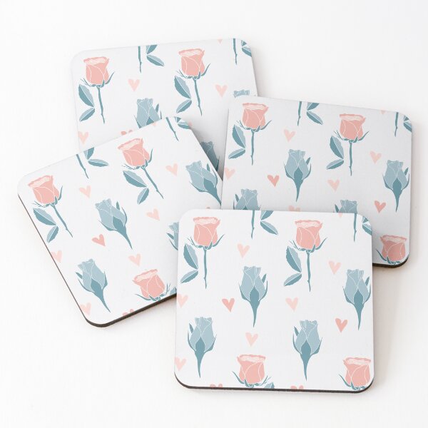 Item preview, Beautiful pink and blue roses designed and sold by sewproject.