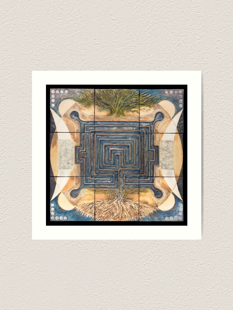 Thumbnail 1 of 3, Art Print, Middle of a Moment designed and sold by MonaShiber.