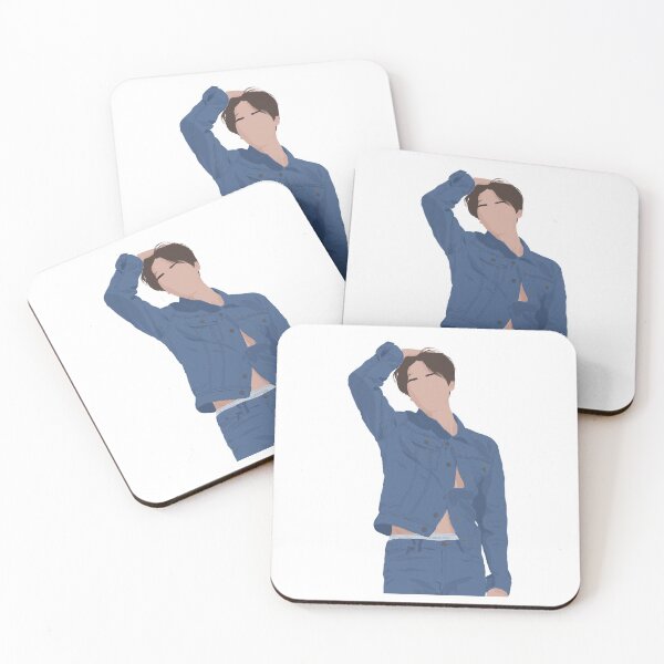 Item preview, Jimin 지민 BTS Denim Suit Photoshoot Art designed and sold by WPrintMPalette.
