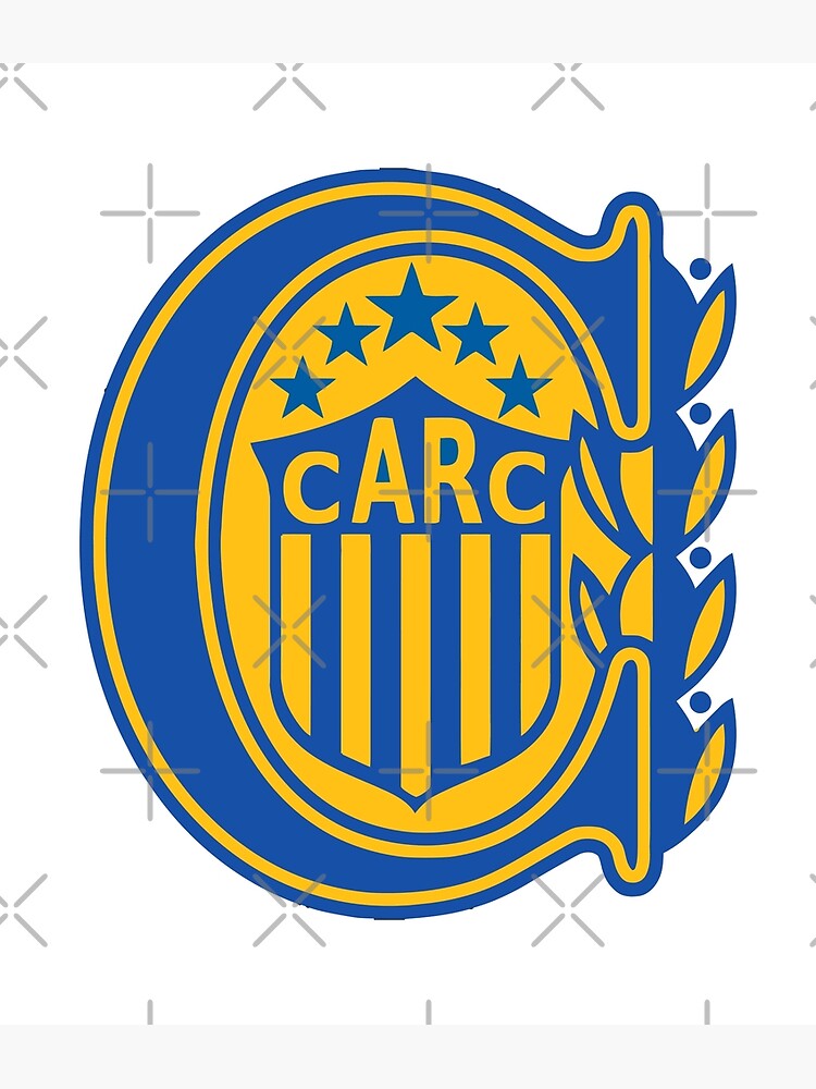 Arsenal Sarandi FC, golden logo, Argentine Primera Division, blue metal  background, HD wallpaper