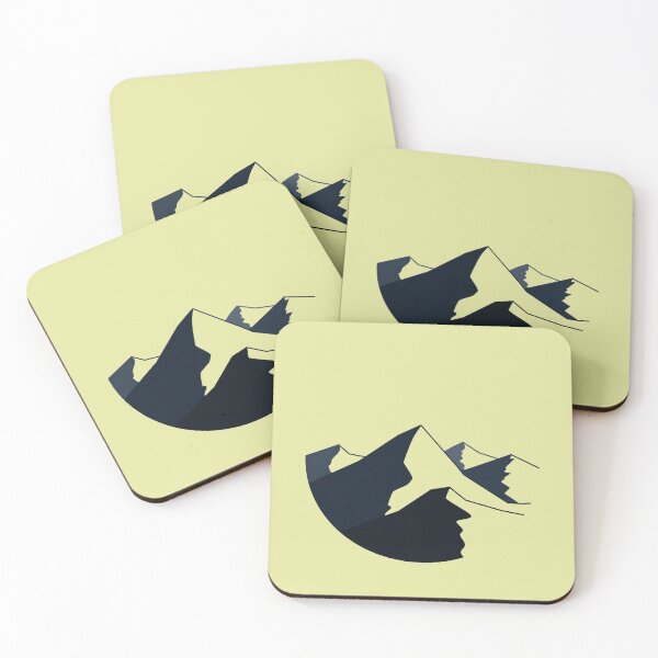 Item preview, Five mountains in blue designed and sold by Javier Narváez Solarte.