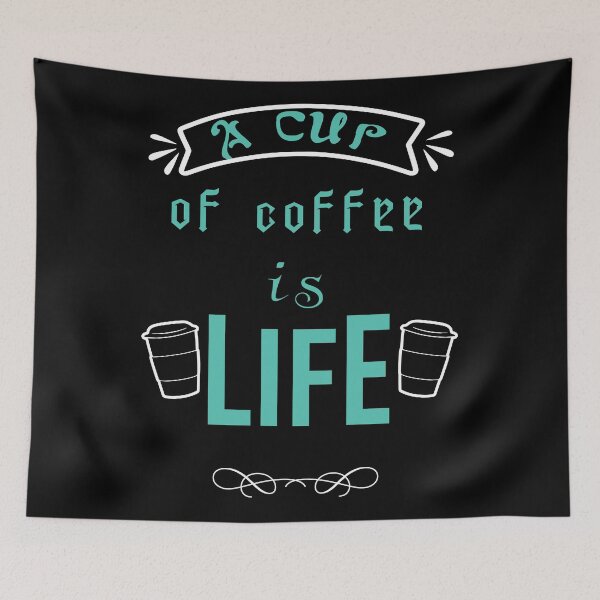 Item preview, a cup of coffee is life designed and sold by hichametta.