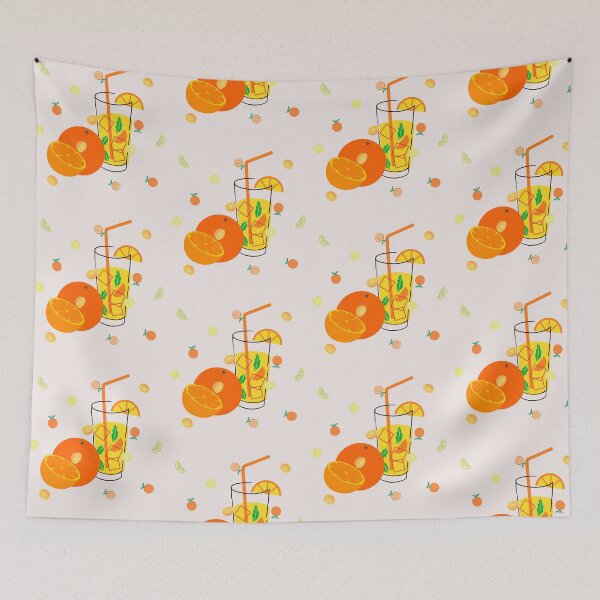 Item preview, Orange juice glace and rain | Orange juice box designed and sold by ronaldsonou.