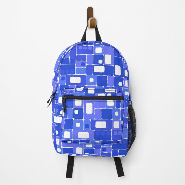 Item preview, Geometric, Pattern, Shapes, Lines, Modern,  Abstract, Art, Squares N' Rectangles - Blue 1 on No Color designed and sold by LucidLounger.