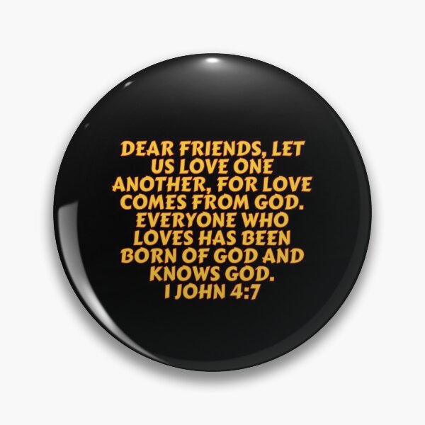 Item preview, Bible Verse 1 John 4:7 designed and sold by Prayingwarrior.