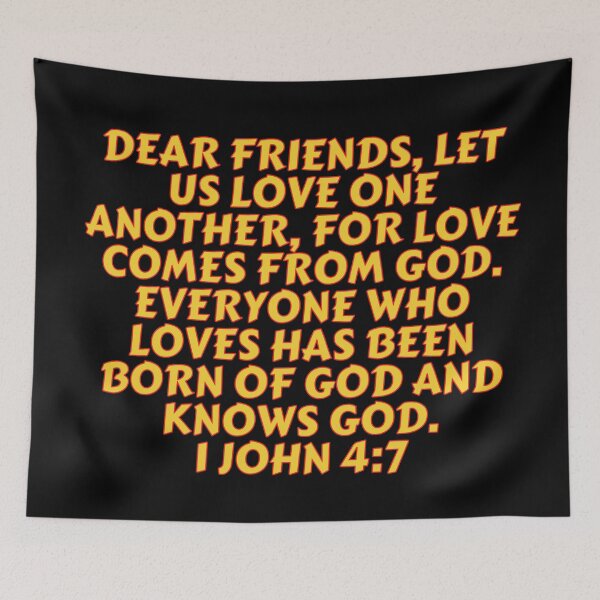 Item preview, Bible Verse 1 John 4:7 designed and sold by Prayingwarrior.