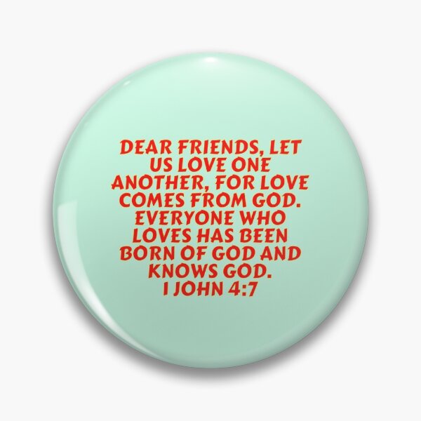 Item preview, Bible Verse 1 John 4:7 designed and sold by Prayingwarrior.